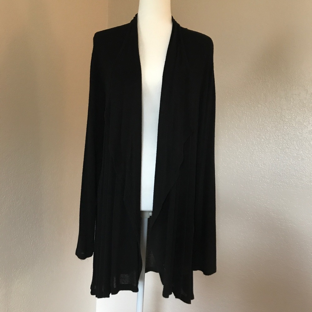 Ellen Tracy Drape Front Cardigan Sweater